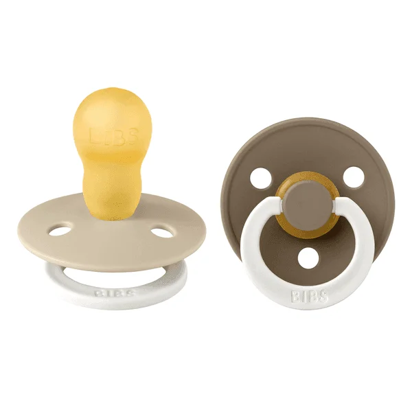 Φωτογραφία προϊόντος: BIBS ΣΕΤ ΠΙΠΙΛΕΣ 2ΤΜΧ COLOUR VANILLA/DARK OAK GLOW ΣΤΡΟΓΓΥΛΗ No3