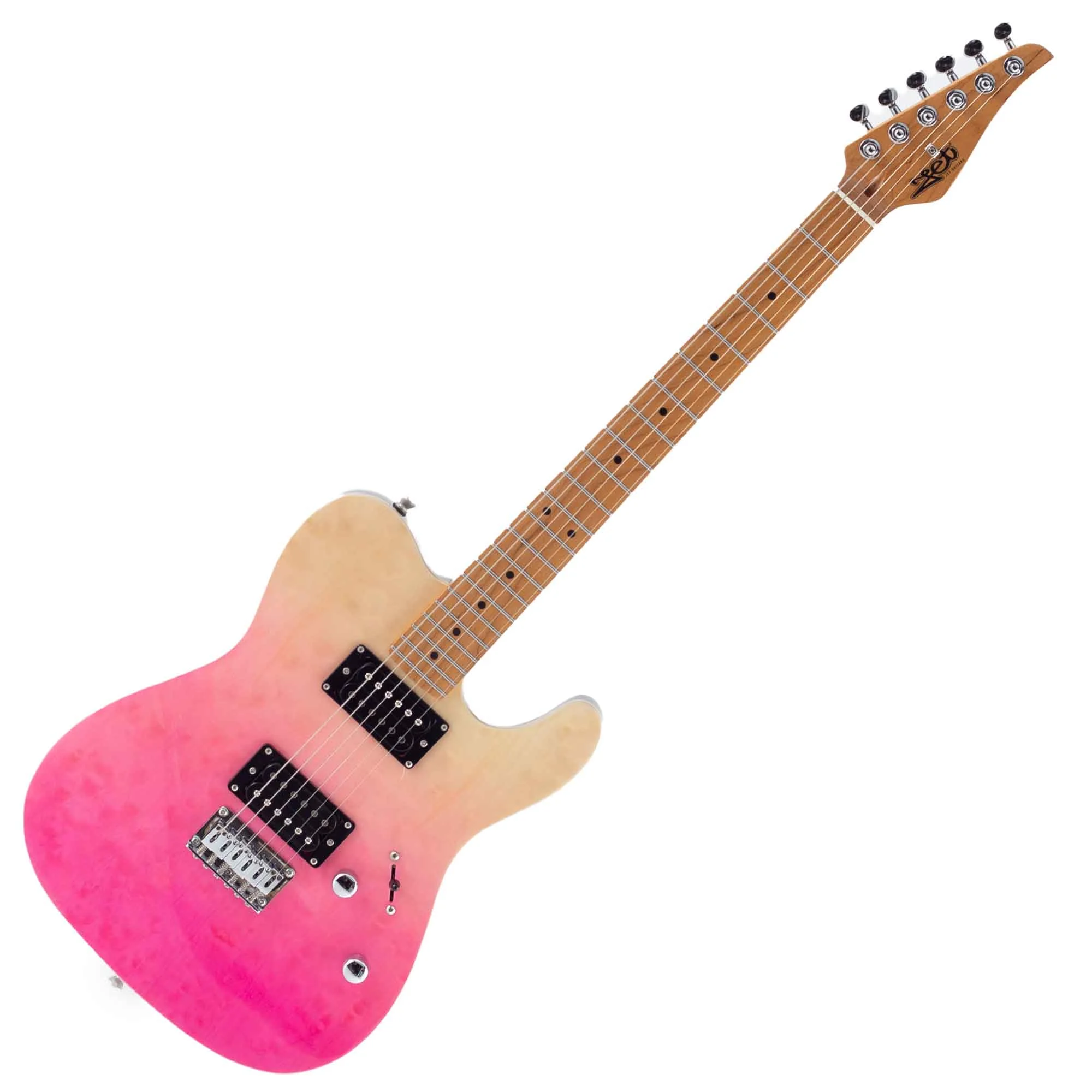 Φωτογραφία προϊόντος: JET Guitars JET JT-450 QTPK Telecaster HH Ηλεκτρική Κιθάρα Quilted Trans. Pink