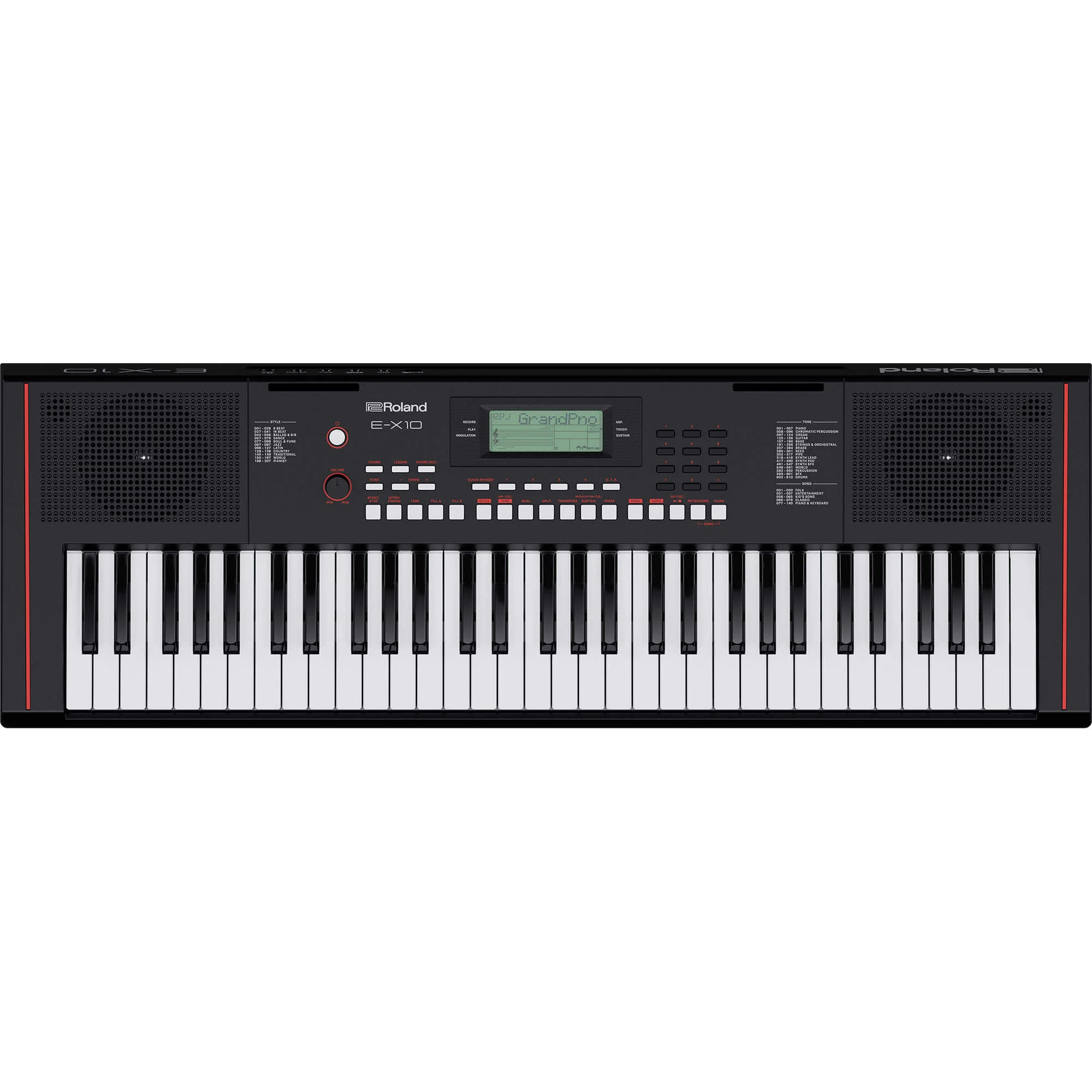 Φωτογραφία προϊόντος: Roland E-X10 Αρμόνιο/ Keyboard Μαύρο