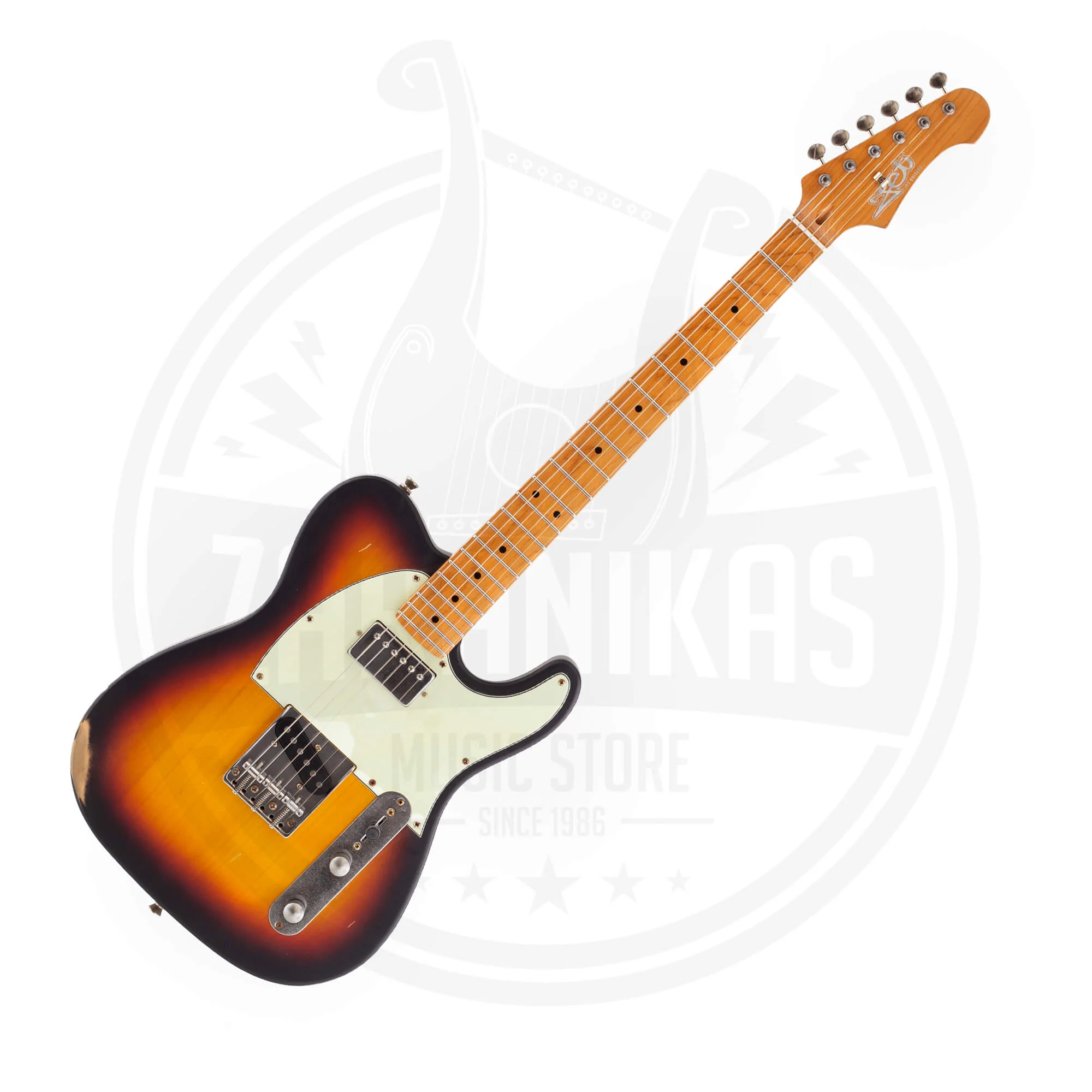 Φωτογραφία προϊόντος: JET Guitars JET JT-350 Relic SB Telecaster Ηλεκτρική Κιθάρα Sunburst