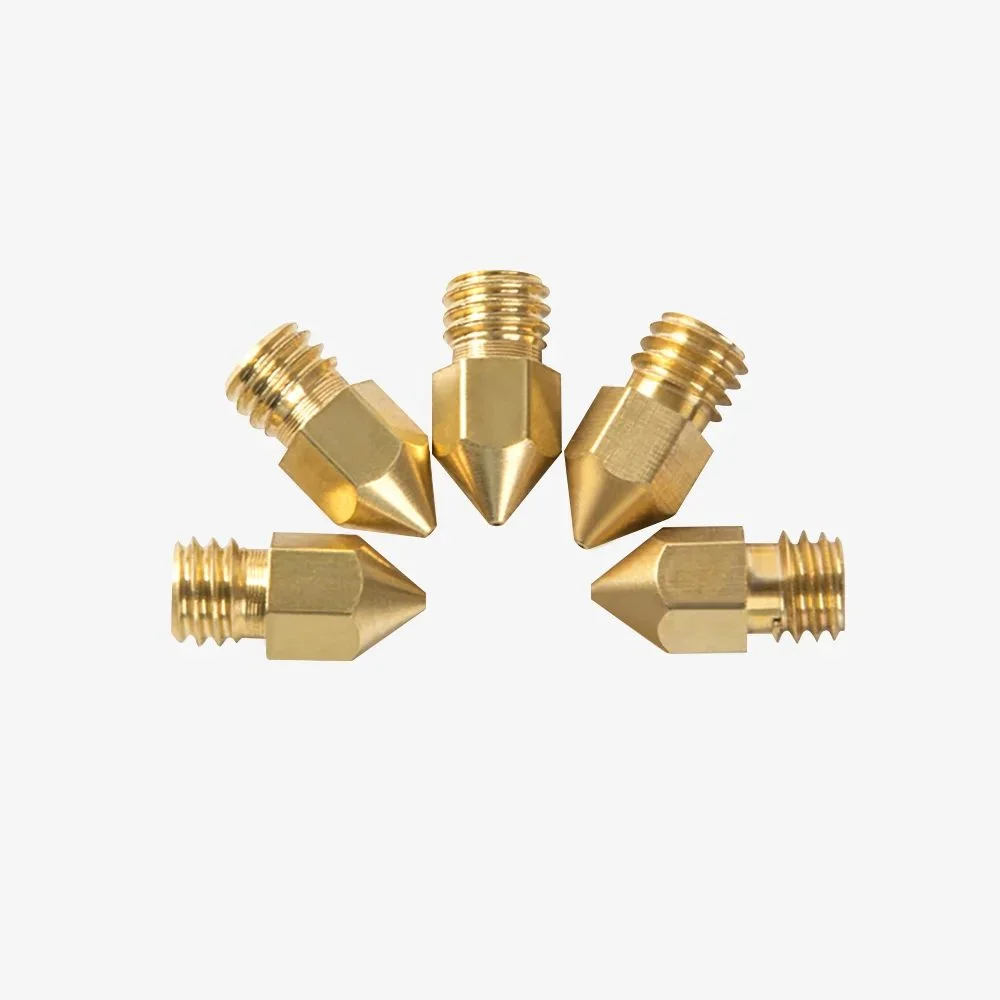 Φωτογραφία προϊόντος: CREALITY 0,4mm Brass Nozzle Kit (x5 pcs) of 6x13mm International Brass Nozzles