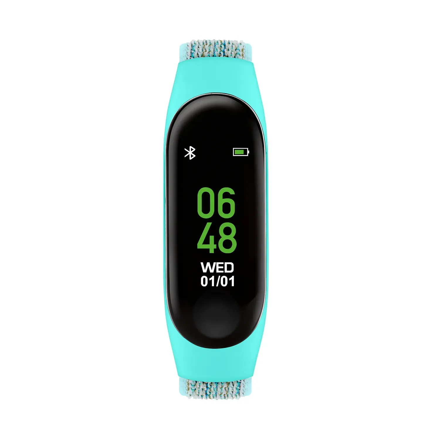 Φωτογραφία προϊόντος: Tikkers Activity Tracker Παιδικό με Υφασμάτινο Λουράκι Cyan