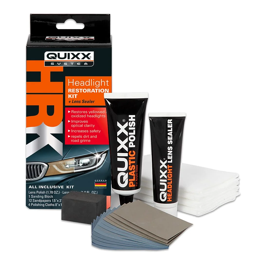 Φωτογραφία προϊόντος: QUIXX HEADLIGHT RESTORATION Σετ επιδιόρθωσης ξεθαμπώματος φαναριών