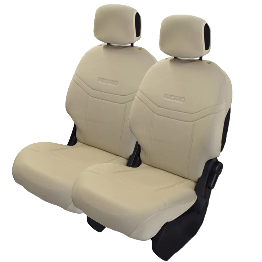 Φωτογραφία προϊόντος: Recaro καλύμματα αυτοκινήτου βαμβακερά πρεσαριστά μπροστινά μπεζ 2τμχ