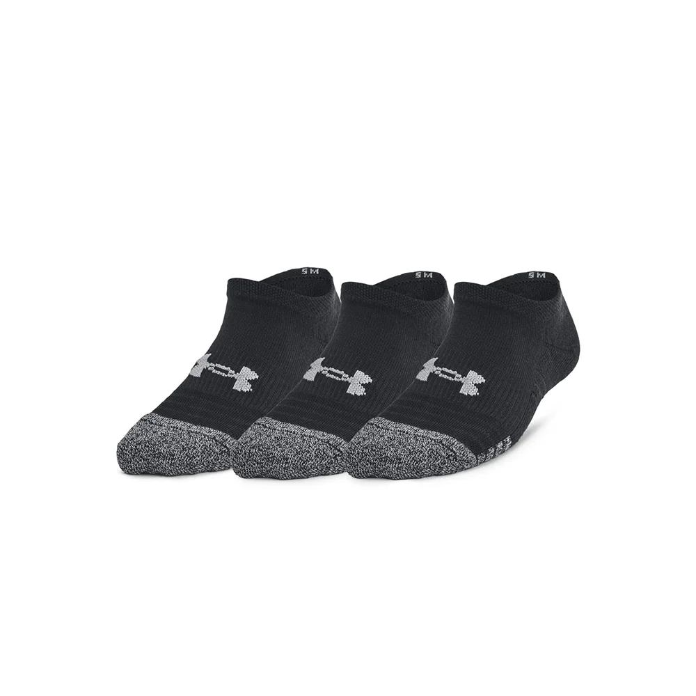 Φωτογραφία προϊόντος: Under Armour Youth Unisex Heatgear 3 Pack No Show Socks Μαύρο 1375584-001 (Under Armour)
