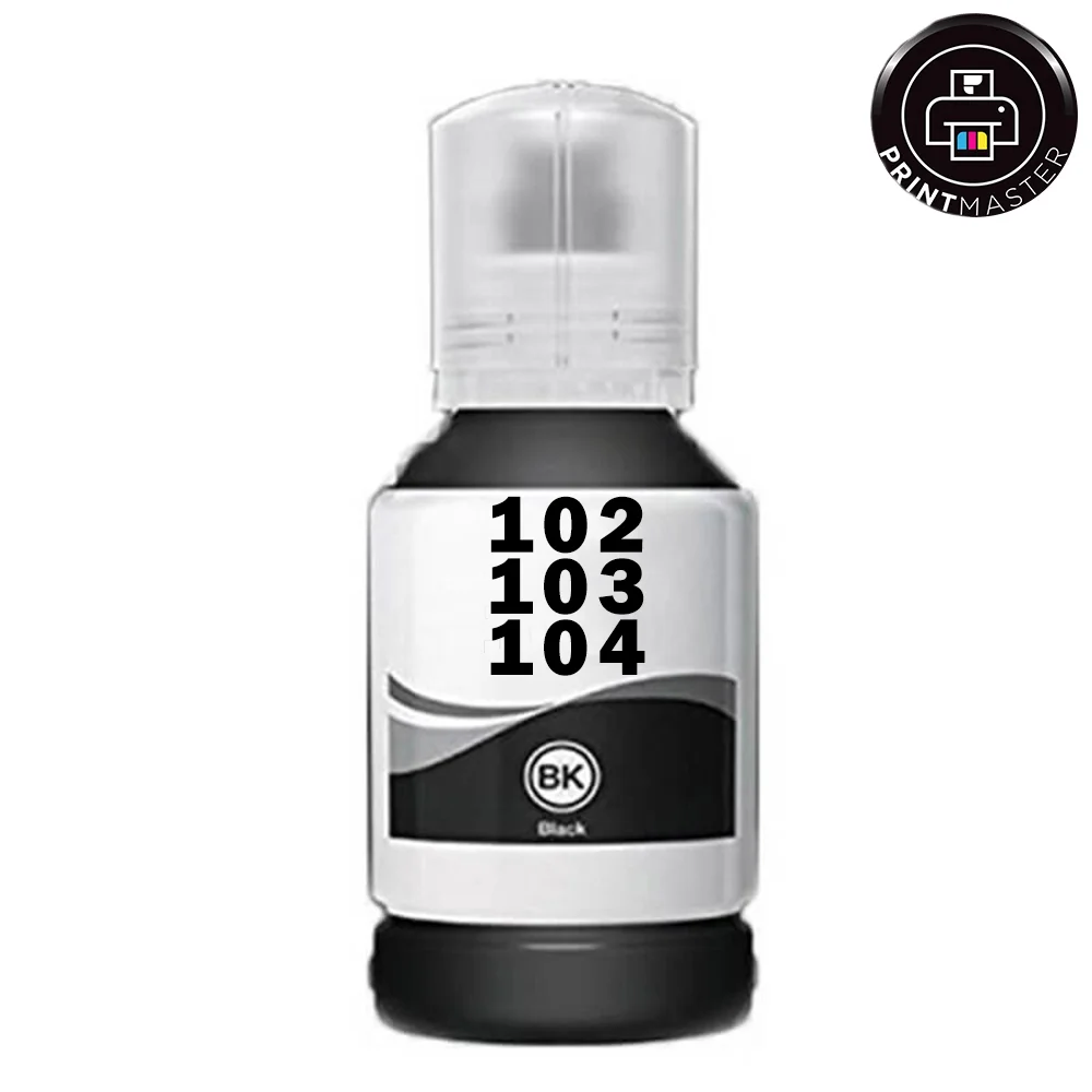 Φωτογραφία προϊόντος: Συμβατό μελάνι Epson Ecotank 102/ 103 /104 (C13T03R140) (C13T00S14A) (C13T03R140) (130 ml) (Black)