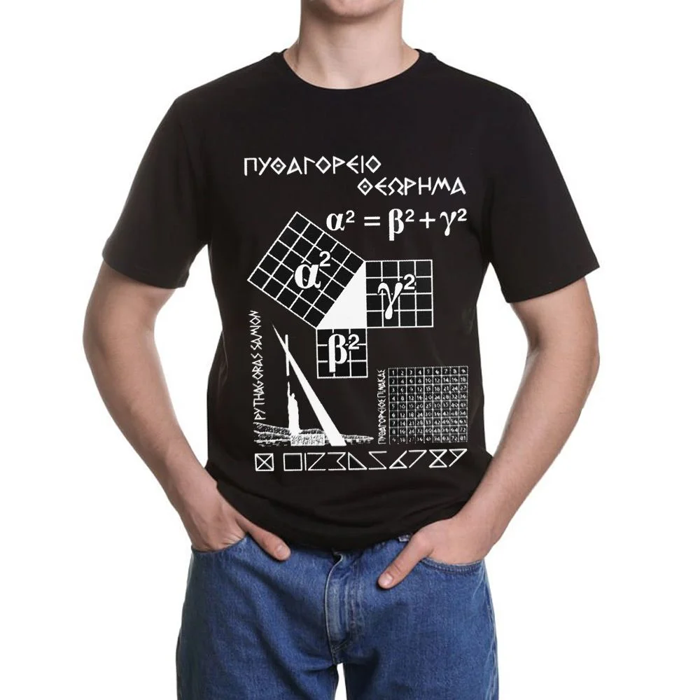 Φωτογραφία προϊόντος: Prime T-Shirt με σχέδιο Πυθαγόρειο θεώρημα 7378