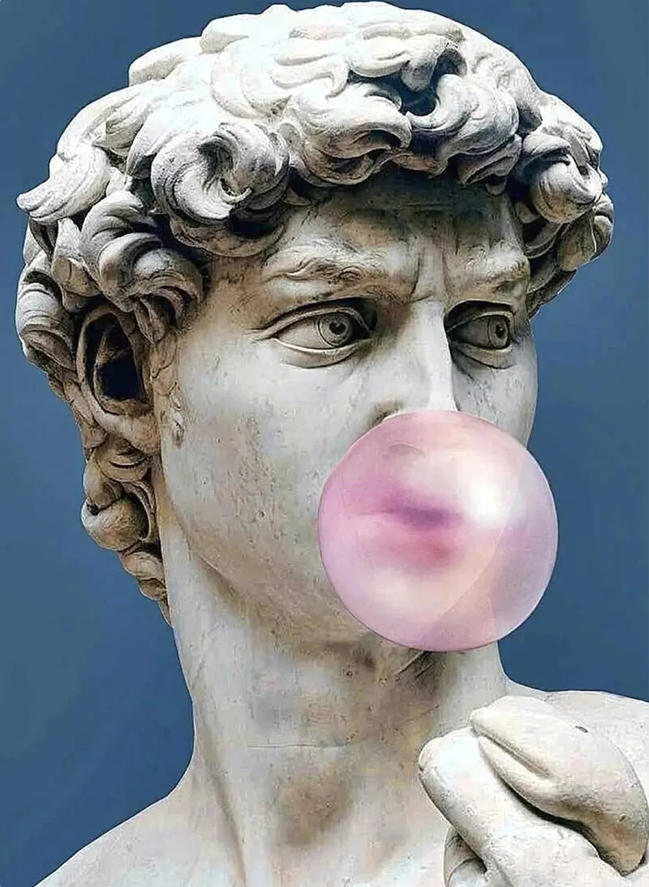 Φωτογραφία προϊόντος: Πίνακας σε καμβά David Bubble Gum