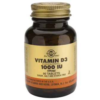 Φωτογραφία προϊόντος: Solgar Vitamin D3 1000IU-90 Tablets