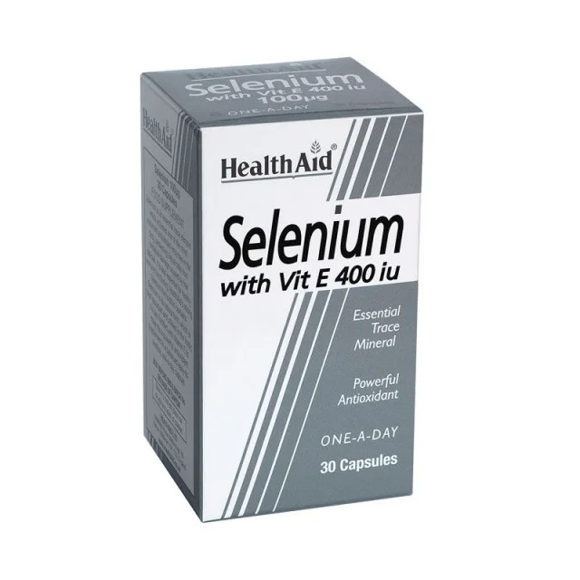 Φωτογραφία προϊόντος: Health Aid Selenium 100mg +amp; Vitamin E400IU 30caps