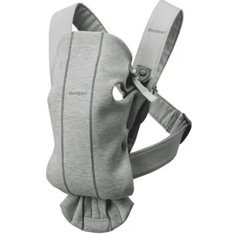 Φωτογραφία προϊόντος: Babybjorn Μάρσιπος Mini 3D, Jersey, Light Grey