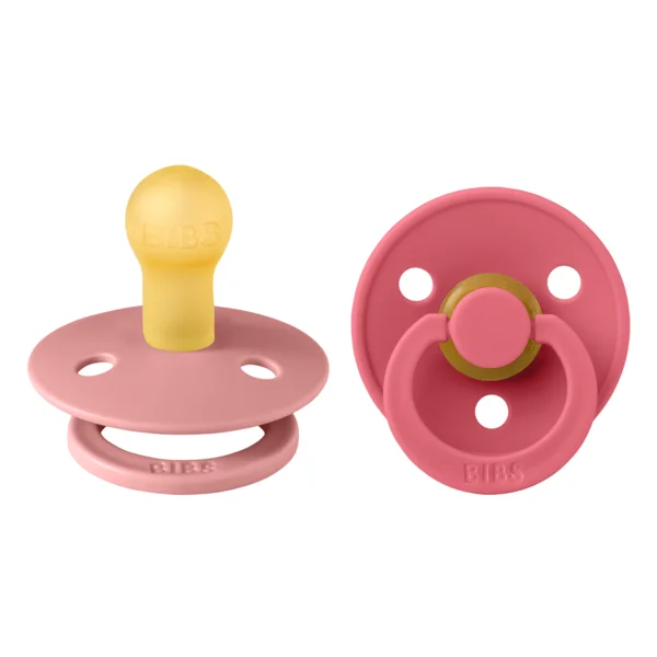 Φωτογραφία προϊόντος: BIBS ΣΕΤ ΠΙΠΙΛΕΣ 2ΤΜΧ – COLOUR – DUSTY PINK/CORAL – ΣΤΡΟΓΓΥΛΗ No1