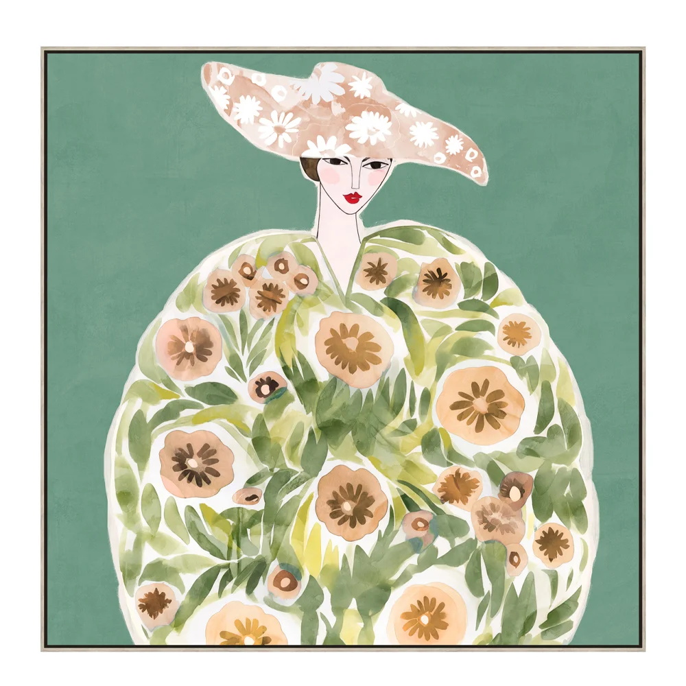 Φωτογραφία προϊόντος: FLORAL LADY ΠΙΝΑΚΑΣ ΔΙΑΚΟΣΜΗΣΗΣ 80x80x5cm ΚΑΜΒΑΣ ΠΟΛΥΧΡΩΜΟ ΞΥΛΟ ΦΥΣΙΚΟ