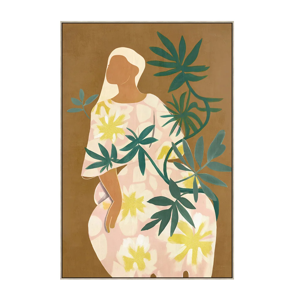 Φωτογραφία προϊόντος: FLOWER LADY ΠΙΝΑΚΑΣ ΔΙΑΚΟΣΜΗΣΗΣ 60x90x5cm ΚΑΜΒΑΣ ΠΟΛΥΧΡΩΜΟ ΞΥΛΟ ΦΥΣΙΚΟ