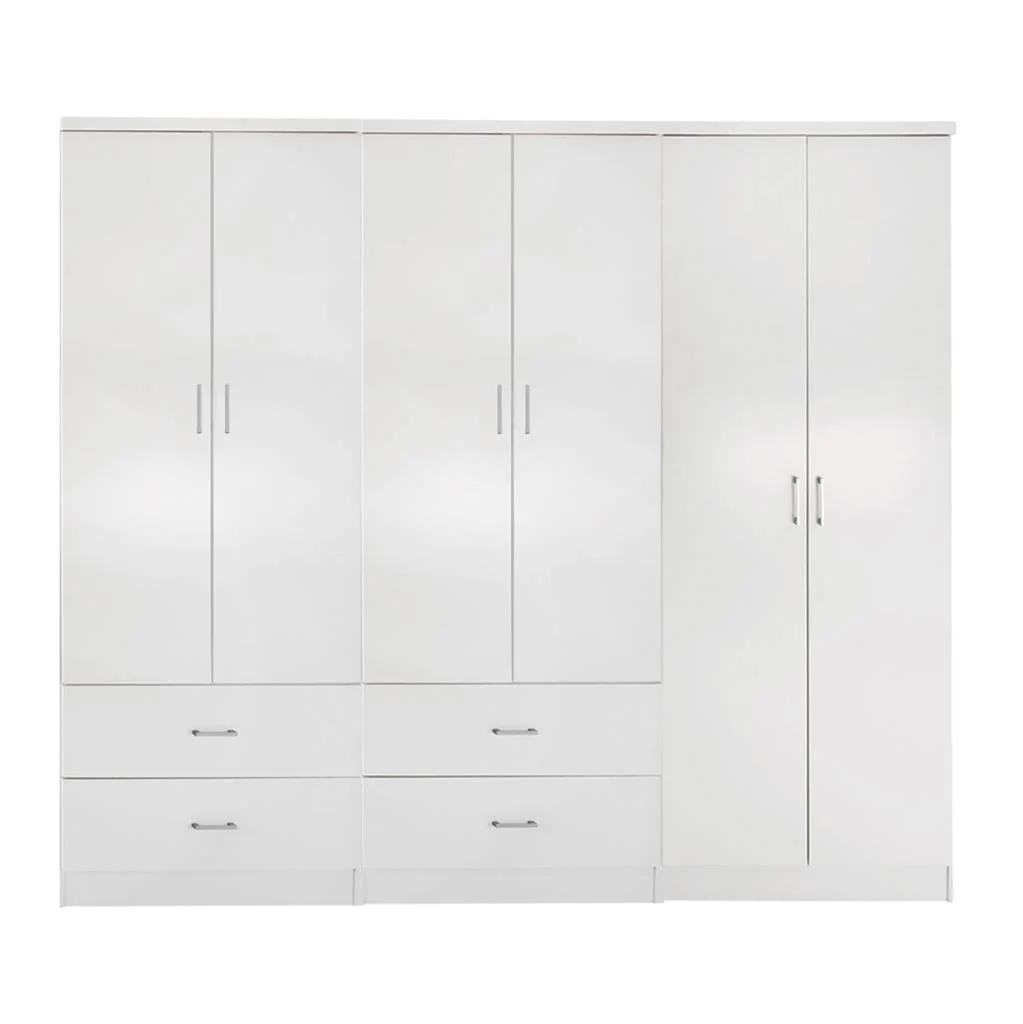 Φωτογραφία προϊόντος: B2BMarkt ΝΤΟΥΛΑΠΑ REINA HM21062.05 6ΦΥΛΛΗ ME 4 ΣΥΡΤΑΡΙΑ-ΜΕΛΑΜΙΝΗ ΣΕ ΛΕΥΚΟ 240x43x181Υεκ.