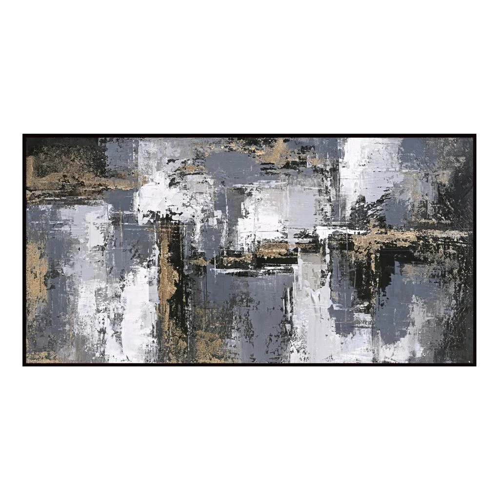 Φωτογραφία προϊόντος: B2BMarkt ΠΙΝΑΚΑΣ ΤΟΙΧΟΥ ABSTRACT HM4576 ΜΕ ΚΟΡΝΙΖΑ ΜΑΥΡΗ-ΚΑΜΒΑΣ 142x4.5x72Υεκ