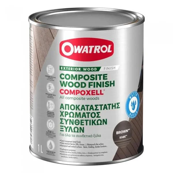 Φωτογραφία προϊόντος: ΑΠΟΚΑΤΑΣΤΑΤΗΣ OWATROL COMPOXELL BROWN - 1L NewPlan