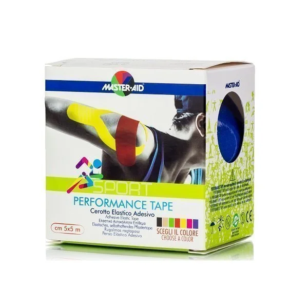 Φωτογραφία προϊόντος: Master Aid Sport Performance Adhesive Elastic Tape 5m x 5cm (Μπλε)