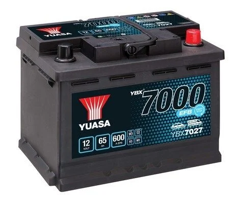 Φωτογραφία προϊόντος: Yuasa YBX7000 YBX7027 EFB Start-Stop Plus – Μπαταρία 12V 65Ah 600A (242x175x190mm)