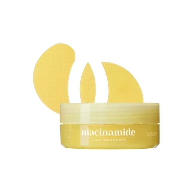 Φωτογραφία προϊόντος: Missha Airy Fit Niacinamide Brightening Face + Eye Patch-Λάμψη για τα μάτια και το πρόσωπο 60ptcs