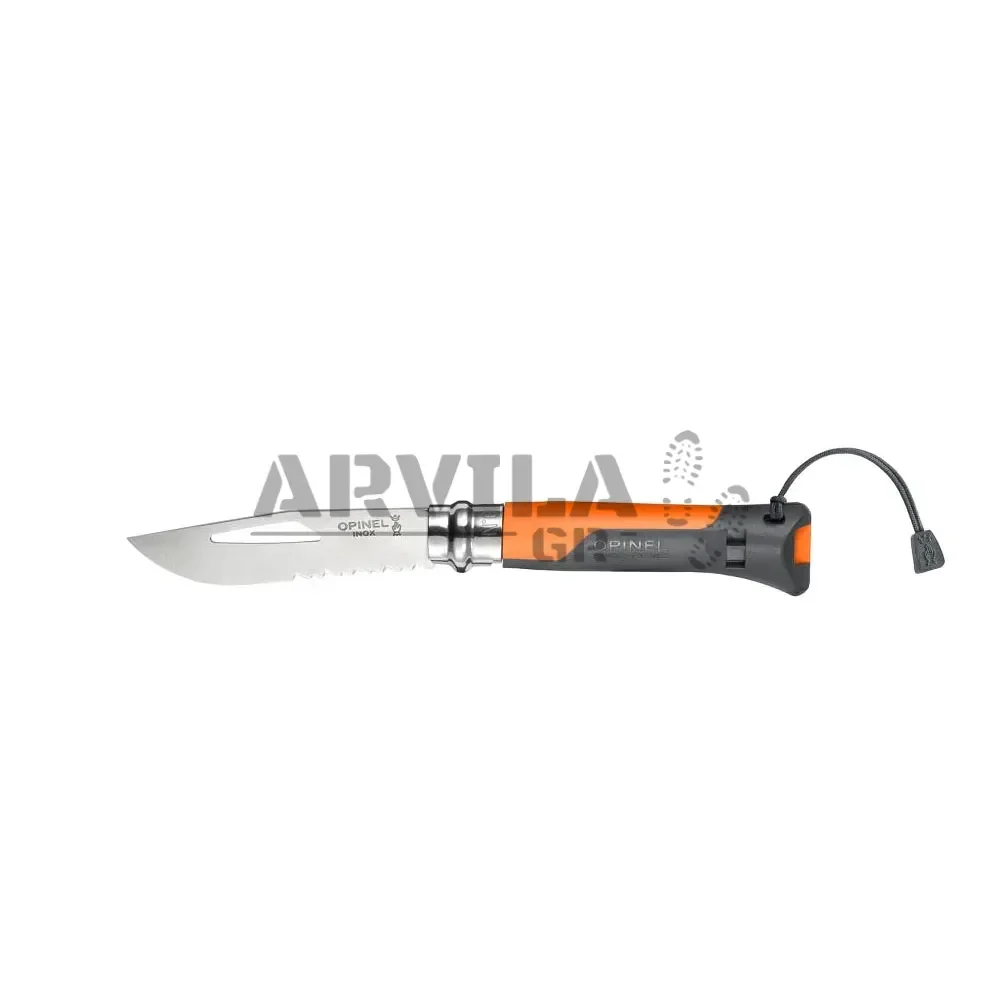 Φωτογραφία προϊόντος: OPINEL | ΣΟΥΓΙΑΣ INOX OUTDOOR Νο.8 ΠΟΡΤΟΚΑΛΙ