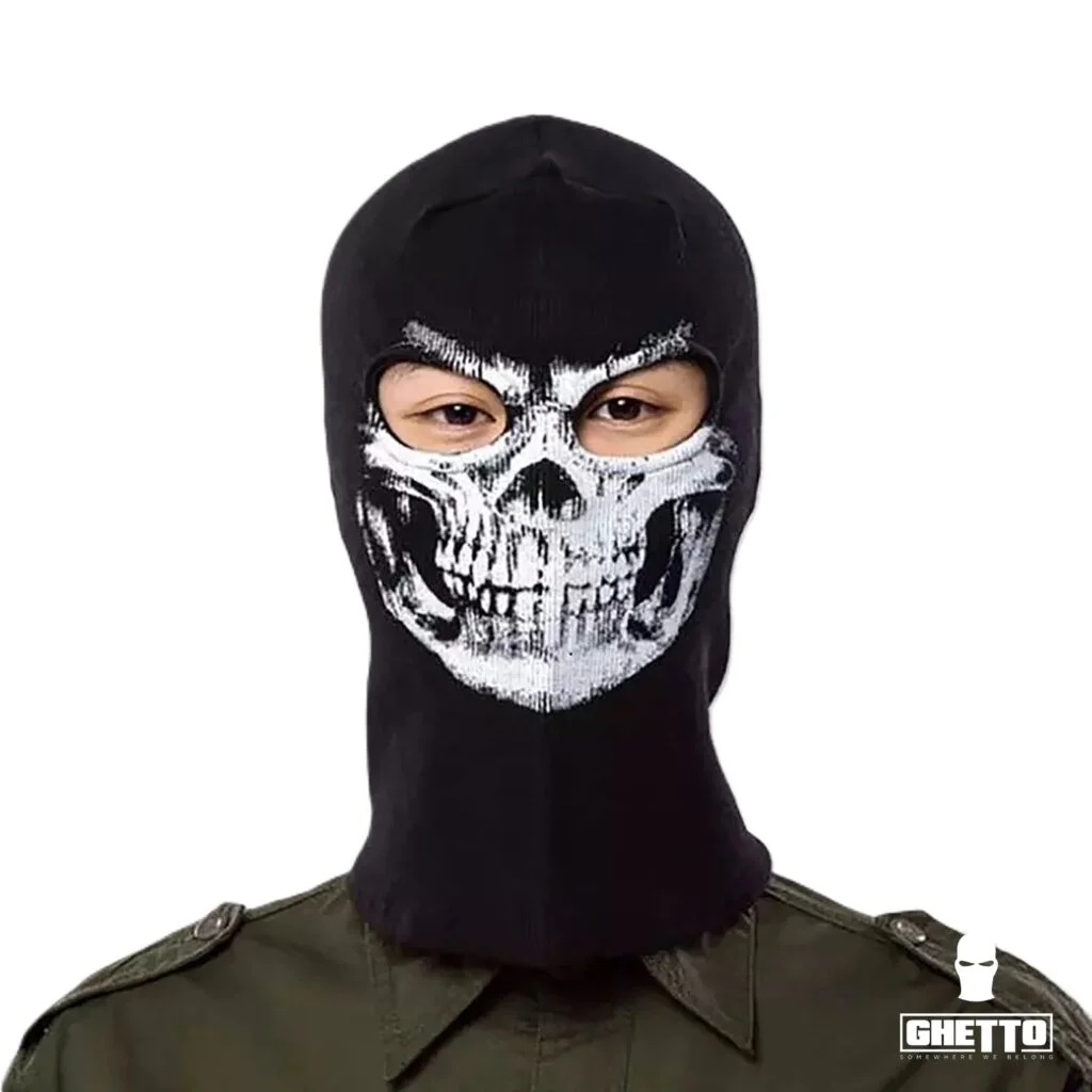 Φωτογραφία προϊόντος: Ghetto Balaclava Ghost Skull Winter Full Face 2 Hole