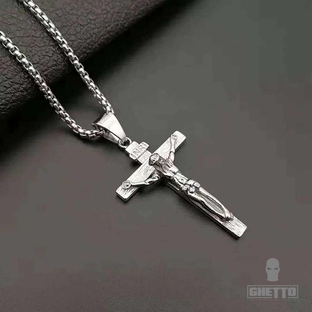 Φωτογραφία προϊόντος: Ghetto Jesus Cross Stainless Steel Silver