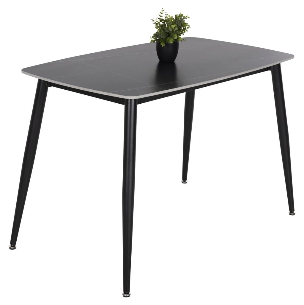 Φωτογραφία προϊόντος: B2BMarkt ΤΡΑΠΕΖΙ RAVEN HM9854.02 ΚΕΡΑΜΙΚΟ TOP ΜΑΥΡΟ ΜΑΡΜΑΡΟ-ΜΑΥΡΟ ΜΕΤΑΛΛΟ 117,5x67,5x76Υεκ.