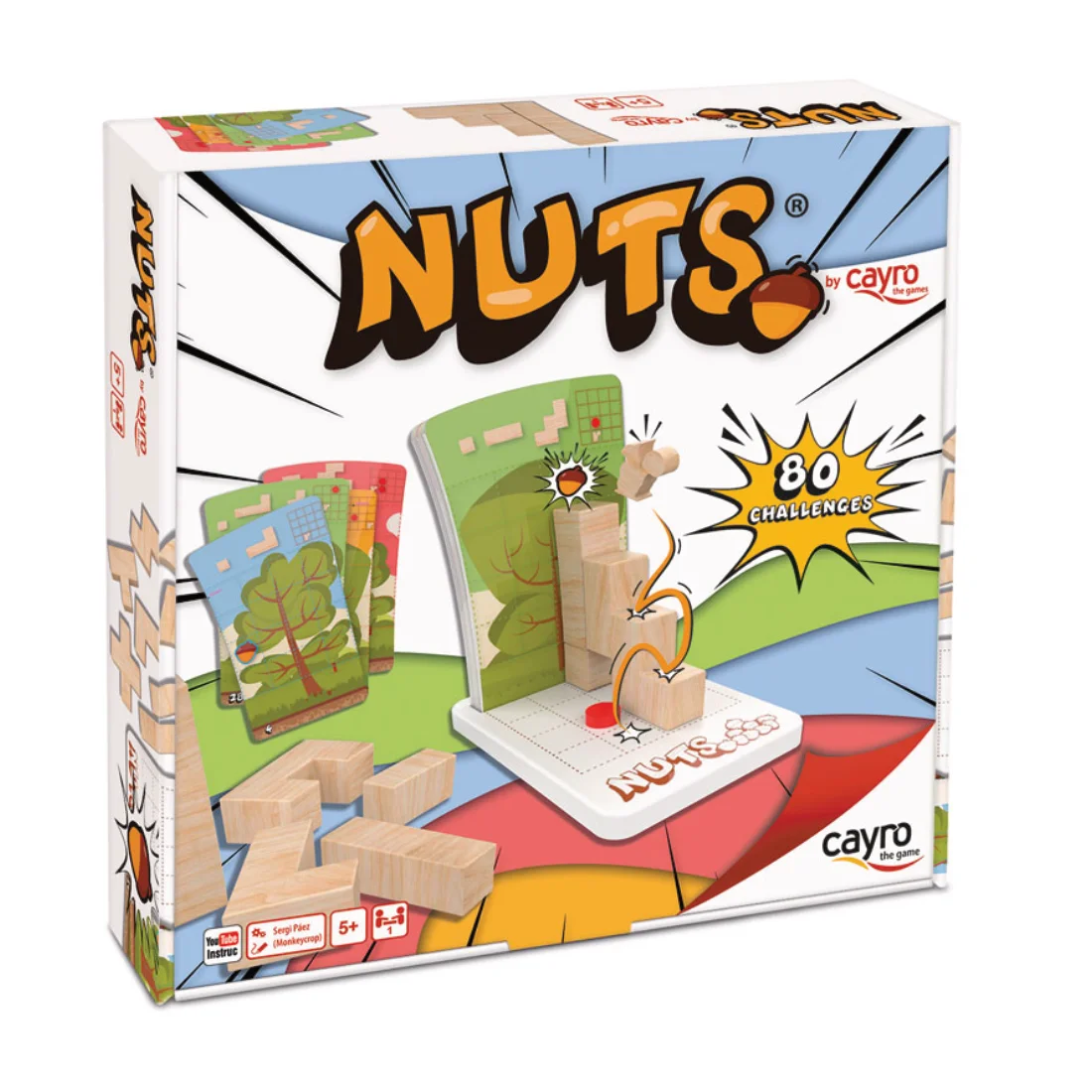 Φωτογραφία προϊόντος: Cayro Nuts - Επιτραπέζιο Παιχνίδι Λογικής