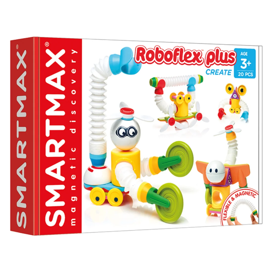 Φωτογραφία προϊόντος: SmartMax Roboflex Plus 20 τμχ. - Κατασκευές με Μαγνήτη
