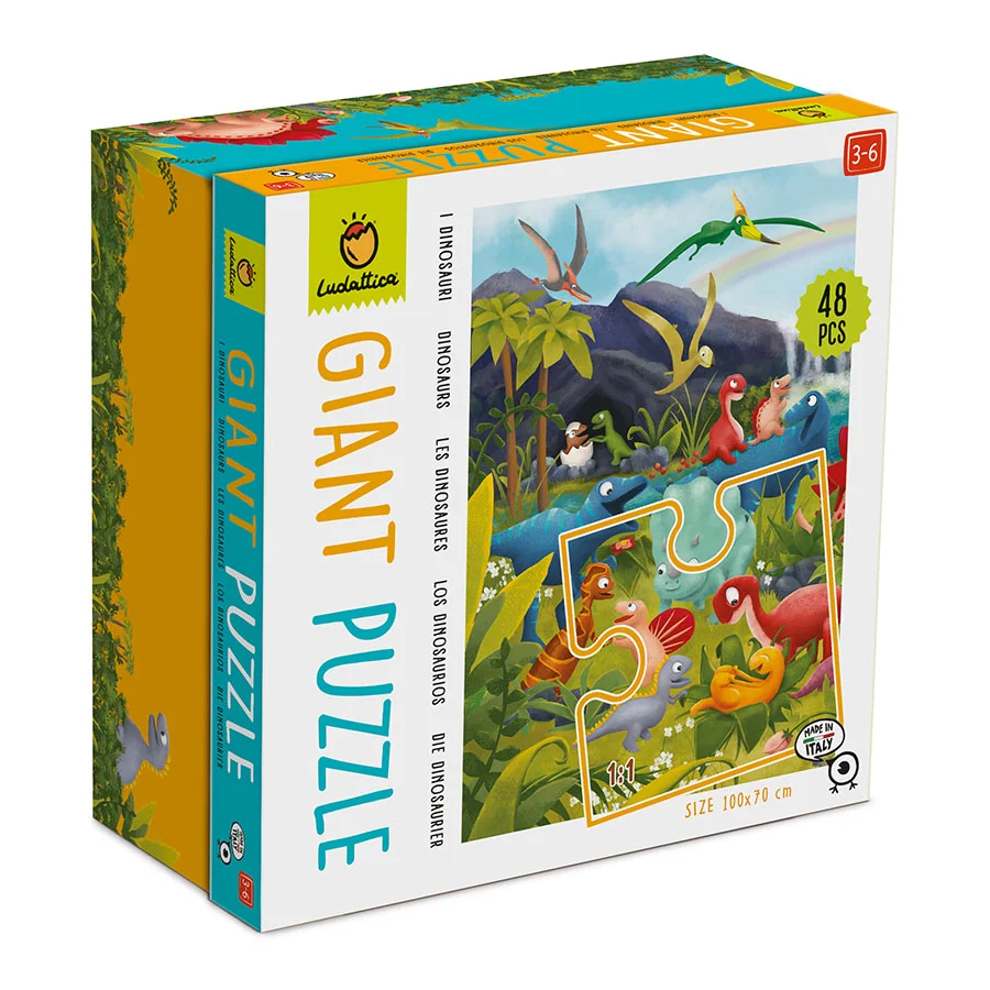 Φωτογραφία προϊόντος: Ludattica Giant Puzzle Ο Κόσμος των Δεινοσαύρων