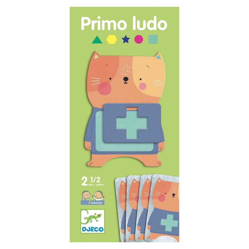 Φωτογραφία προϊόντος: Djeco Επιτραπέζιο Primo Ludo Μαθαίνω τα σχήματα