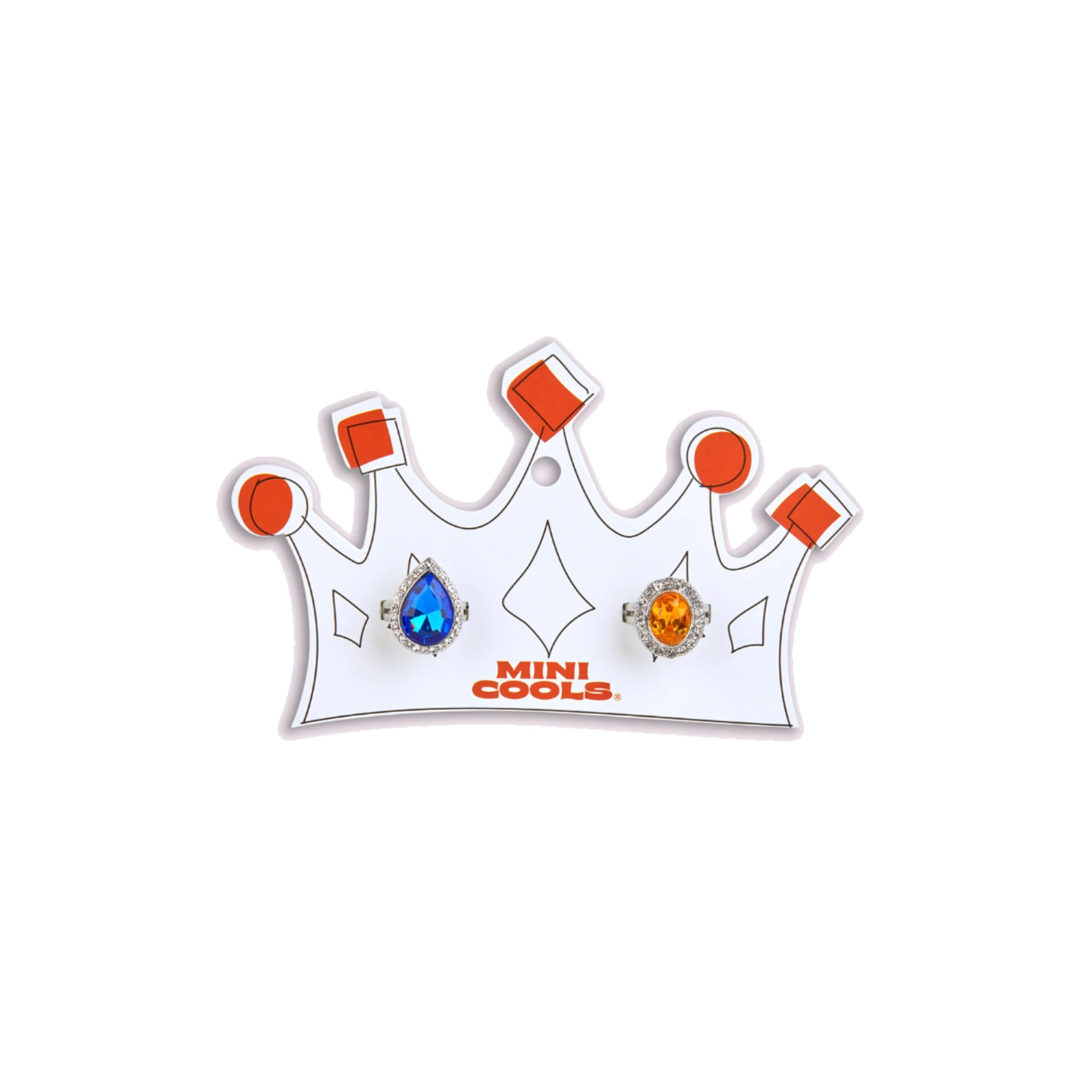Φωτογραφία προϊόντος: Mini Cools Blue Orange Gem Rings
