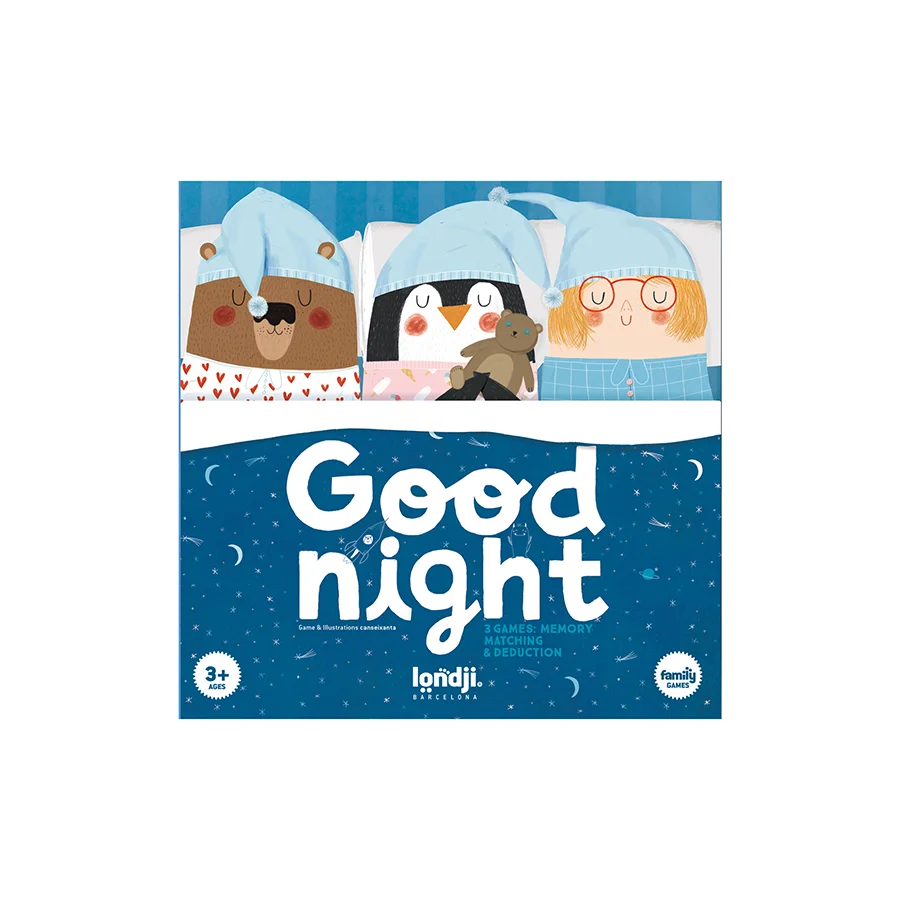 Φωτογραφία προϊόντος: Londji Good Night - Επιτραπέζιο 3 σε 1 Memory, Matching and Deduction