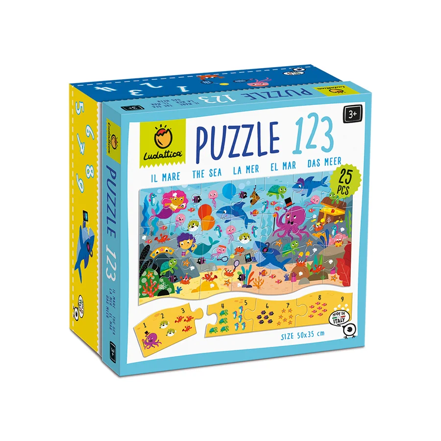 Φωτογραφία προϊόντος: Ludattica Puzzle 1 2 3 - The Sea