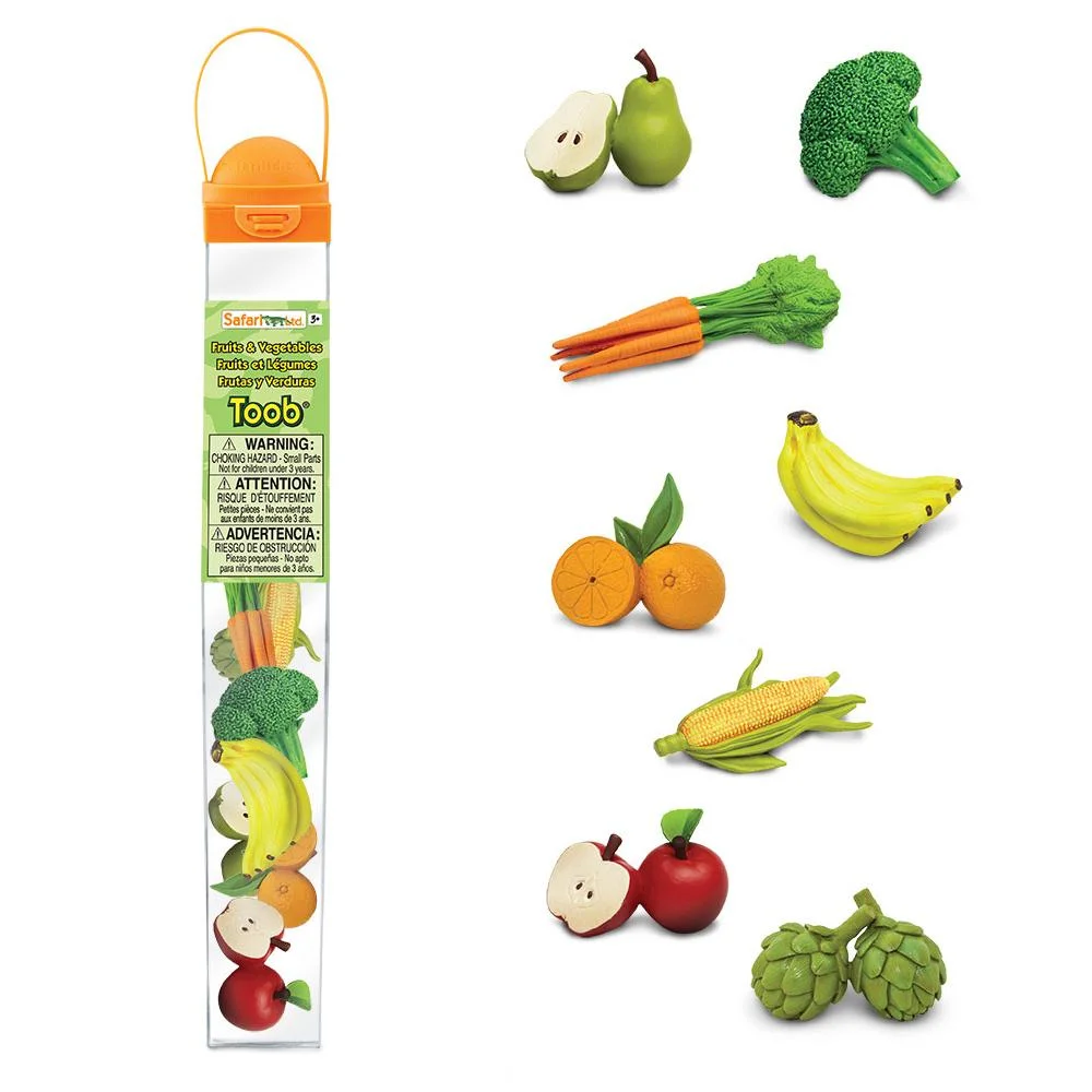 Φωτογραφία προϊόντος: Safari Toobs - Μινιατούρες Safari - Fruits and Vegetables - Φρούτα και Λαχανικά