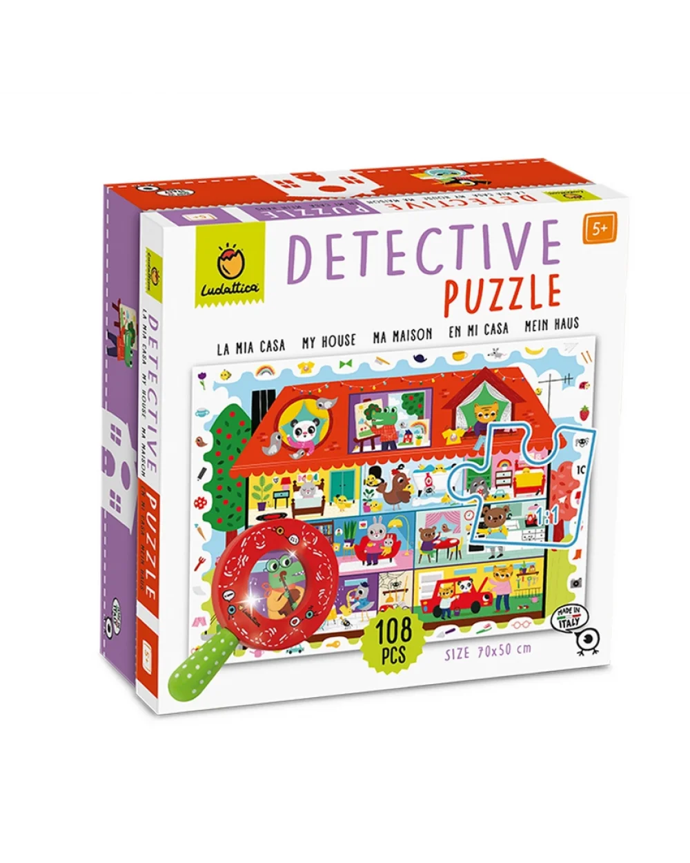 Φωτογραφία προϊόντος: Ludattica Detective Puzzle Εξερευνώ το Σπίτι Μου - 108 κομμάτια