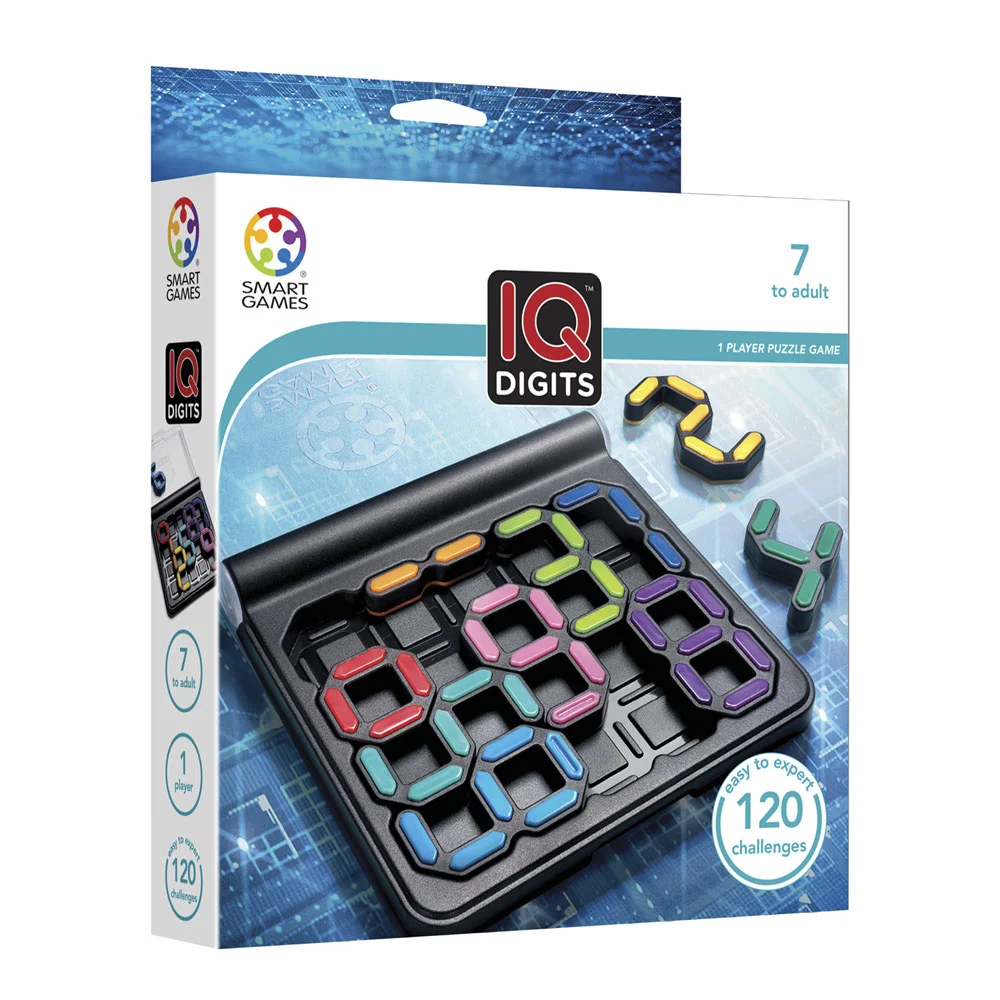 Φωτογραφία προϊόντος: SmartGames Επιτραπέζιο IQ Digits Αριθμοί (120 challenges)
