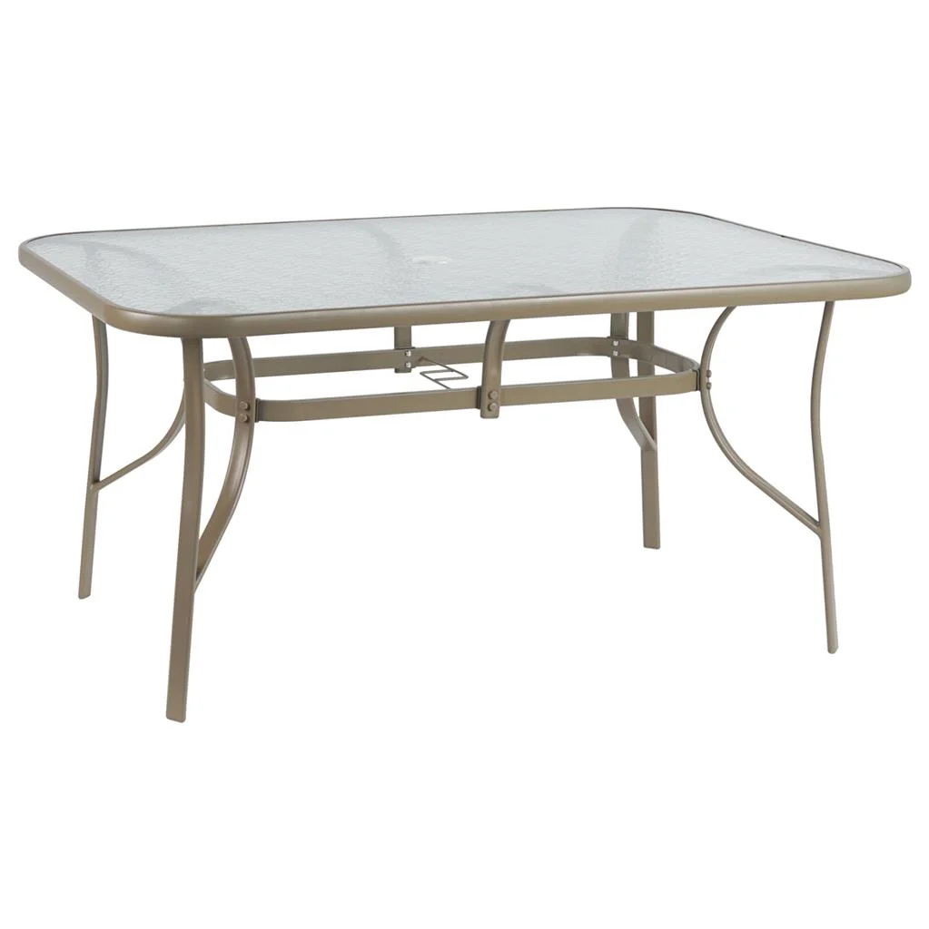 Φωτογραφία προϊόντος: B2BMarkt ΤΡΑΠΕΖΙ BRUNO 150X90Χ72Υεκ. ΜΕΤΑΛΛΙΚΟ ΣΑΜΠΑΝΙ ΜΕ ΤΡΥΠΑ ΟΜΠΡΕΛΑΣ Φ38mm HM5145.14