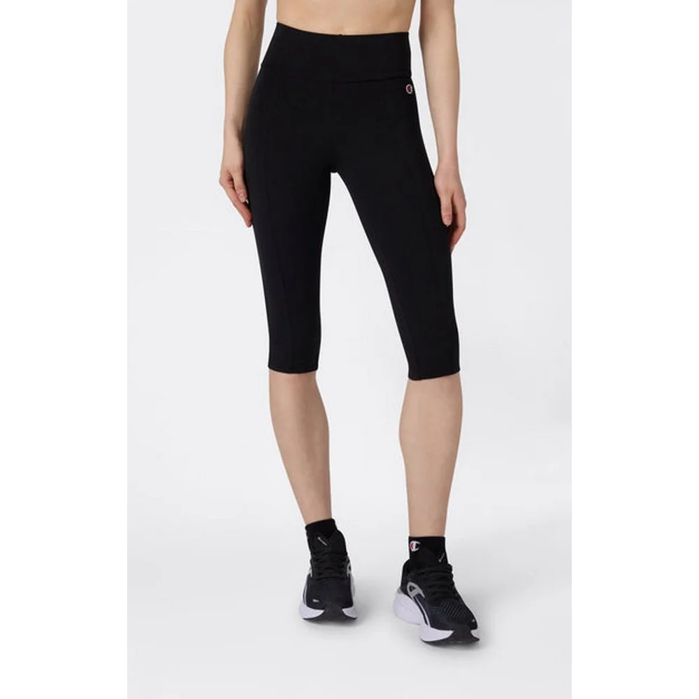 Φωτογραφία προϊόντος: CHAMPION ΚΟΛΑΝ Women’s 3/4 Stretch Cotton Leggings Icons BLACK 118693-KK001