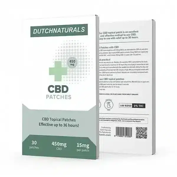 Φωτογραφία προϊόντος: Dutch Natural Healing (CBD Patches) Τοπικά επιθέματα CBD 30 x 15mg