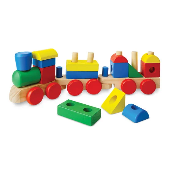 Φωτογραφία προϊόντος: Melissa + Doug Τρένο με 2 βαγόνια και τουβλάκια