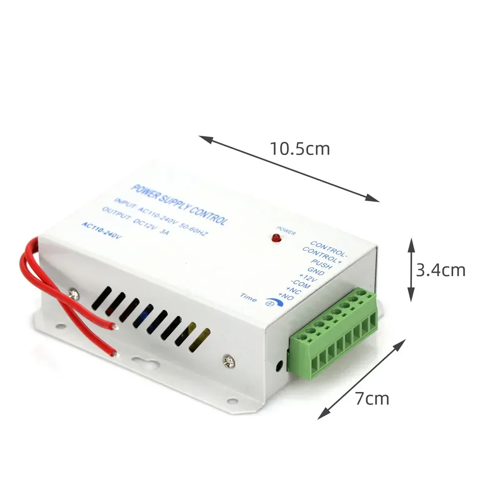 Φωτογραφία προϊόντος: OEM Τροφοδοτικό 12VDC/3A και πλακέτα ελέγχου για Αccess Control PSA-1203