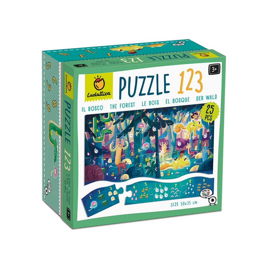 Φωτογραφία προϊόντος: Ludattica Puzzle 1 2 3 - The Forest
