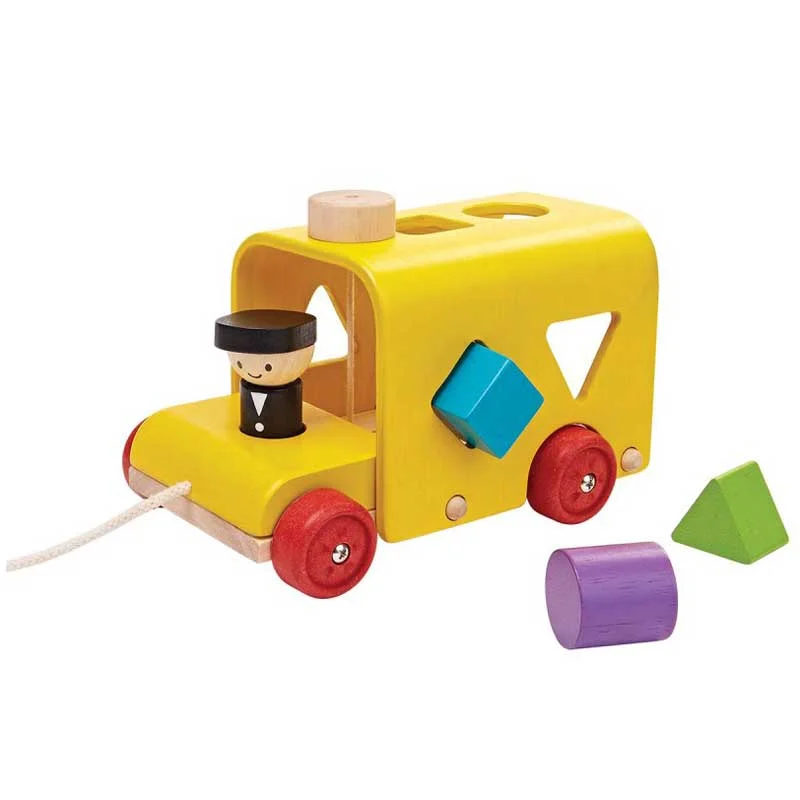 Φωτογραφία προϊόντος: Plan Toys Λεωφορειάκι Ταξινόμησης