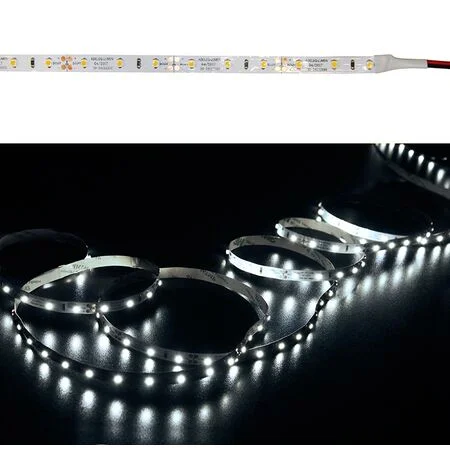 Φωτογραφία προϊόντος: ΤΑΙΝΙΑ LED 5m 12VDC 4.8W/m 3528 60LED/m ΨΥΧΡΟ 6500K IP20