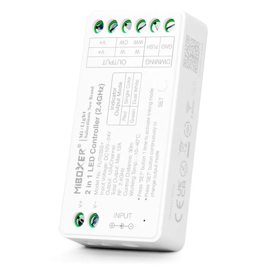 Φωτογραφία προϊόντος: ΑΣΥΡΜΑΤΟΣ ΔΕΚΤΗΣ DIMMER CONTROLLER 12A DC 12V-122W 24V-288W