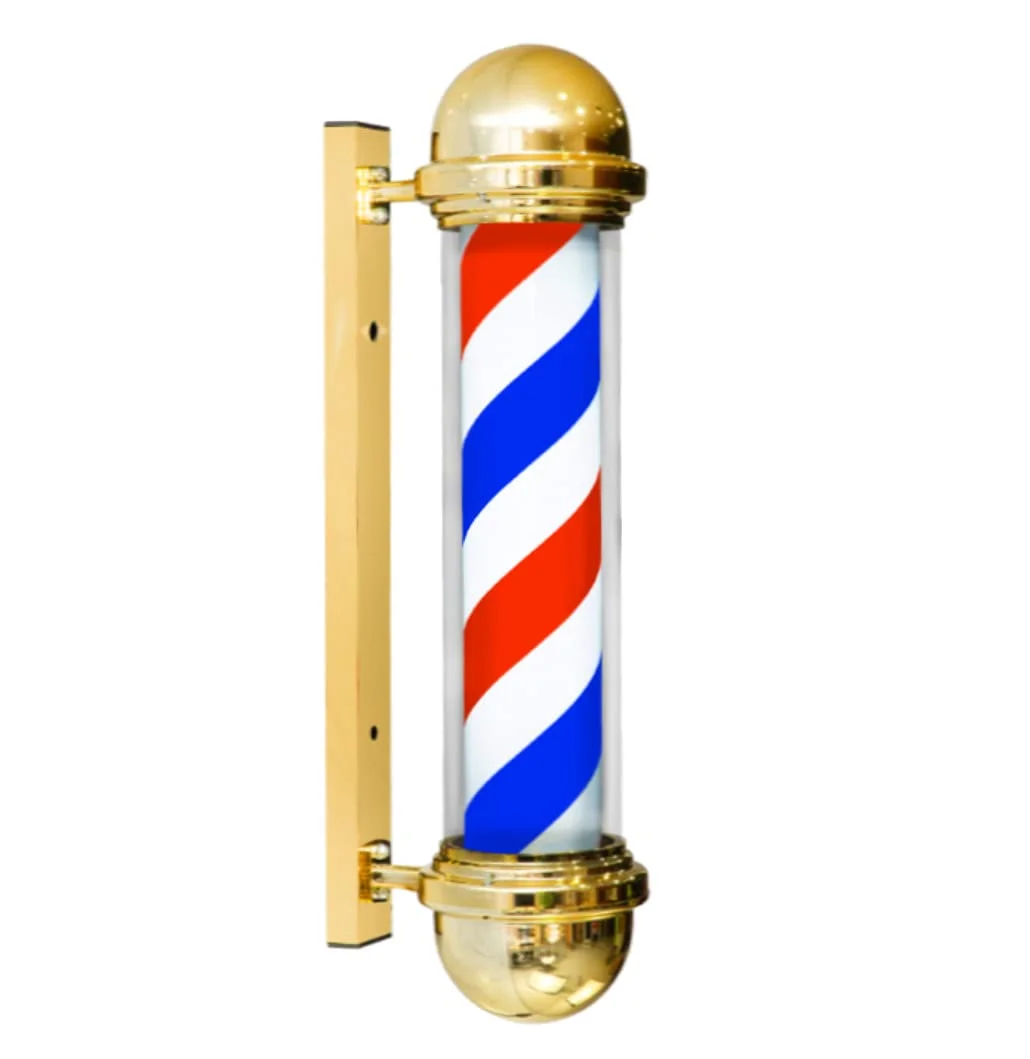 Φωτογραφία προϊόντος: BARBER POLE gold detail 65cm