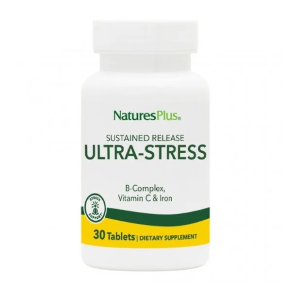 Φωτογραφία προϊόντος: Nature's Plus Ultra Stress B-Complex Vitamin C & Iron Συμπλήρωμα για το Άγχος 30 ταμπλέτες