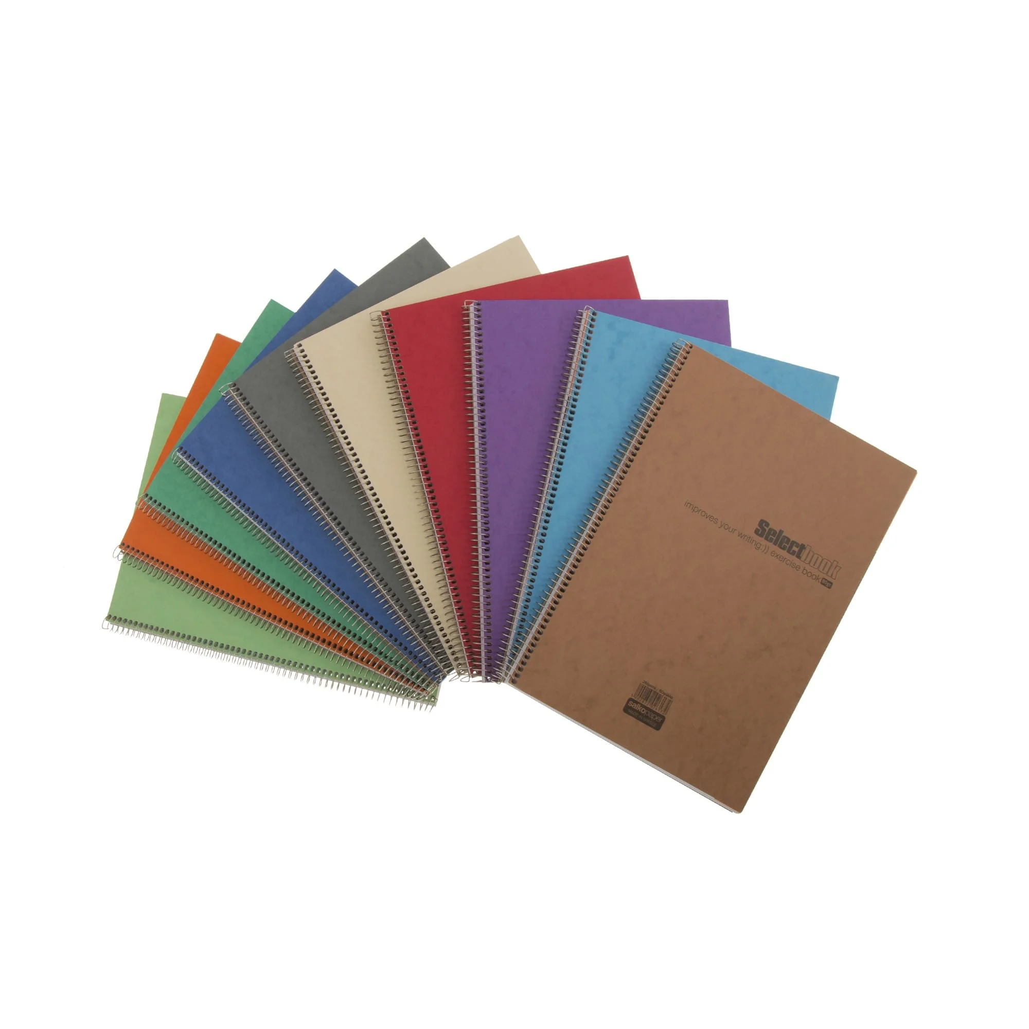 Φωτογραφία προϊόντος: OEM Τετράδιο σπιράλ Salko Paper Select Book 21,5x29 εκ. (Α4), 2 θεμάτων, ριγέ 80g/m2 60 φύλλα 1 τεμ.